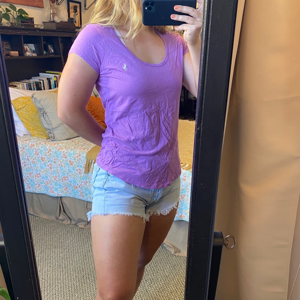 POLO RALPH LAUREN PURPLE TEE 💅🏼💕